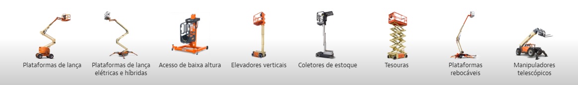 MANUTENÇÃO E PEÇAS DE PLATAFORMAS JLG